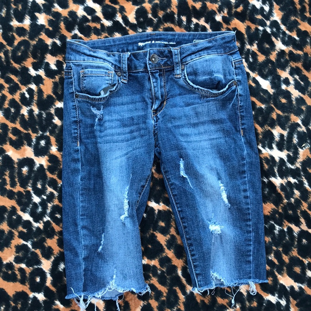 Skinny shorts
